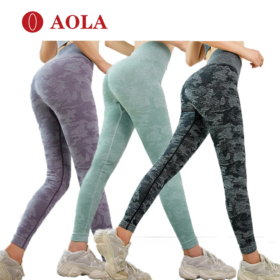 AOLA Women Oem Yoga Sportswear Sport Female Running Cl Sportswear Sexy Camouflage Leggings Gym Wear, Green/grey/purple
AOLA Women Oem Yoga Sportswear Sport Female Running Cl Sportswear Sexy Camouflage Leggings Gym Wear, Green/grey/purple