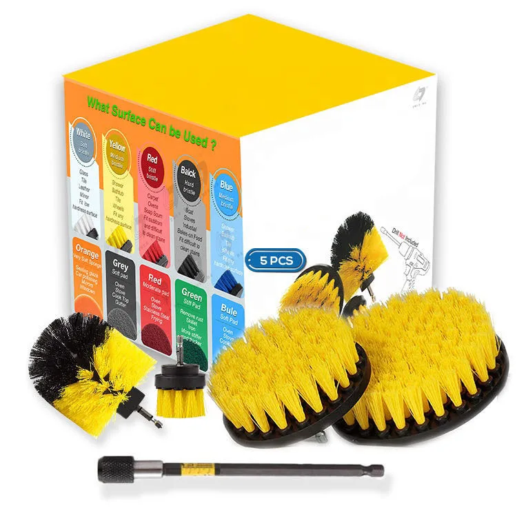 PP Factory 5 PCs White Drill Wheel Cleaning Brush Kit with Extension Power Scrubber Brush Set
PP Factory 5 PCs White Drill Wheel Cleaning Brush Kit with Extension Power Scrubber Brush Set