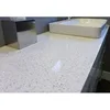 Chinese cheap price benchtops slab beige engineered half quartz stone