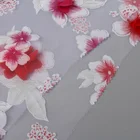 Woven textiles 3d organza embroidery fabric design dresses organza fabric