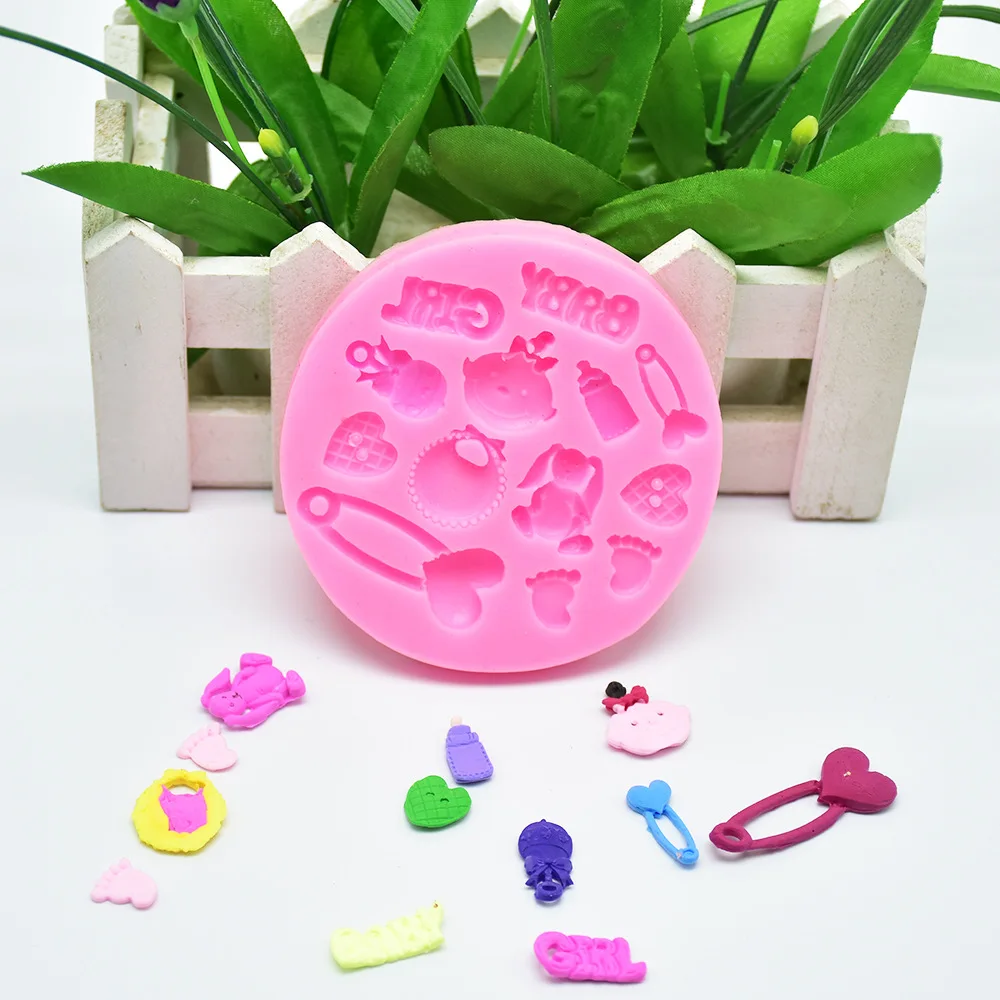 DIY Baking Baby Boy Girl Clothes Headwear Modeling Fondant Silicone Mold Liquid Clay Mold for Baking Pastry Accessories
DIY Baking Baby Boy Girl Clothes Headwear Modeling Fondant Silicone Mold Liquid Clay Mold for Baking Pastry Accessories