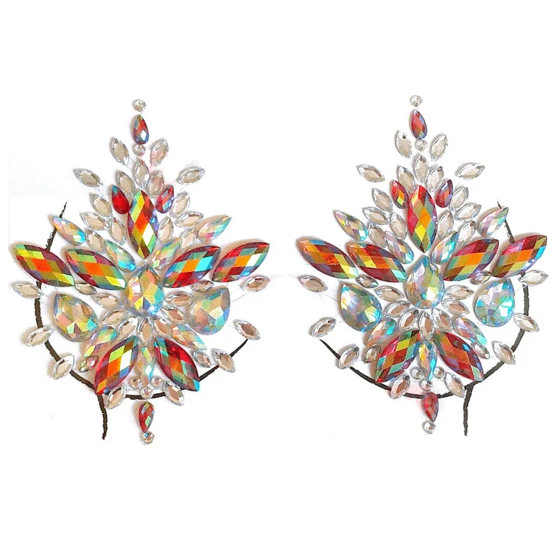 Breast Body Jewelry Pasty 's Stickers Crystal Nipple Cover Stickers for Festival Rhinestone Decorations
Breast Body Jewelry Pasty 's Stickers Crystal Nipple Cover Stickers for Festival Rhinestone Decorations