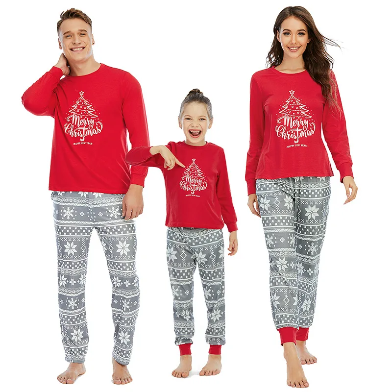 JULY'S SONG Christmas Pajama Family Casual Printed O Neck Long Sleeve Adult Child Sleepwear Autumn Winter Pijama Christmas Gift, Red gray
JULY'S SONG Christmas Pajama Family Casual Printed O Neck Long Sleeve Adult Child Sleepwear Autumn Winter Pijama Christmas Gift, Red gray