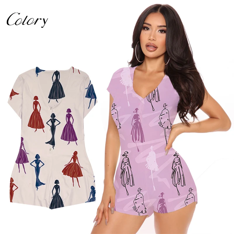 Colory Women Bodycon Cute Sleepwear Pajama Set Women's Cartoon Sleepwear, Picture shows
Colory Women Bodycon Cute Sleepwear Pajama Set Women's Cartoon Sleepwear, Picture shows