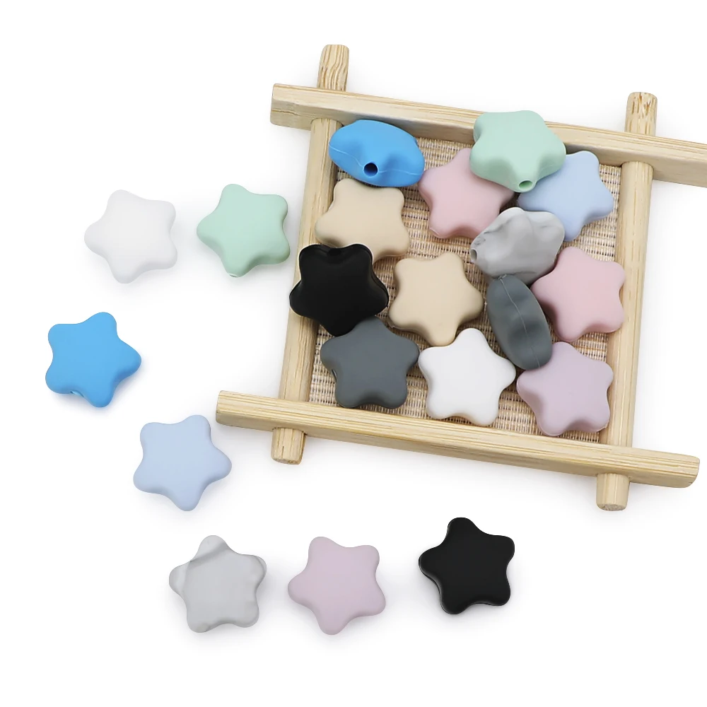 2021 Hotselling Star Shaped Beads Baby Teethers Beads Food Grade Cartoon Silicone Beads
2021 Hotselling Star Shaped Beads Baby Teethers Beads Food Grade Cartoon Silicone Beads
