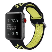 New Style Buckle Dual Colors Silicone Sports Watch Band 40mm 44mm for Apple Watch Series 4
New Style Buckle Dual Colors Silicone Sports Watch Band 40mm 44mm for Apple Watch Series 4