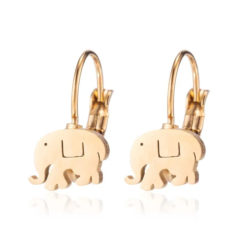 New cute little elephant stainless steel ear clip female fashion wild temperament leisure jewelry Birthday Gift Earrings
New cute little elephant stainless steel ear clip female fashion wild temperament leisure jewelry Birthday Gift Earrings