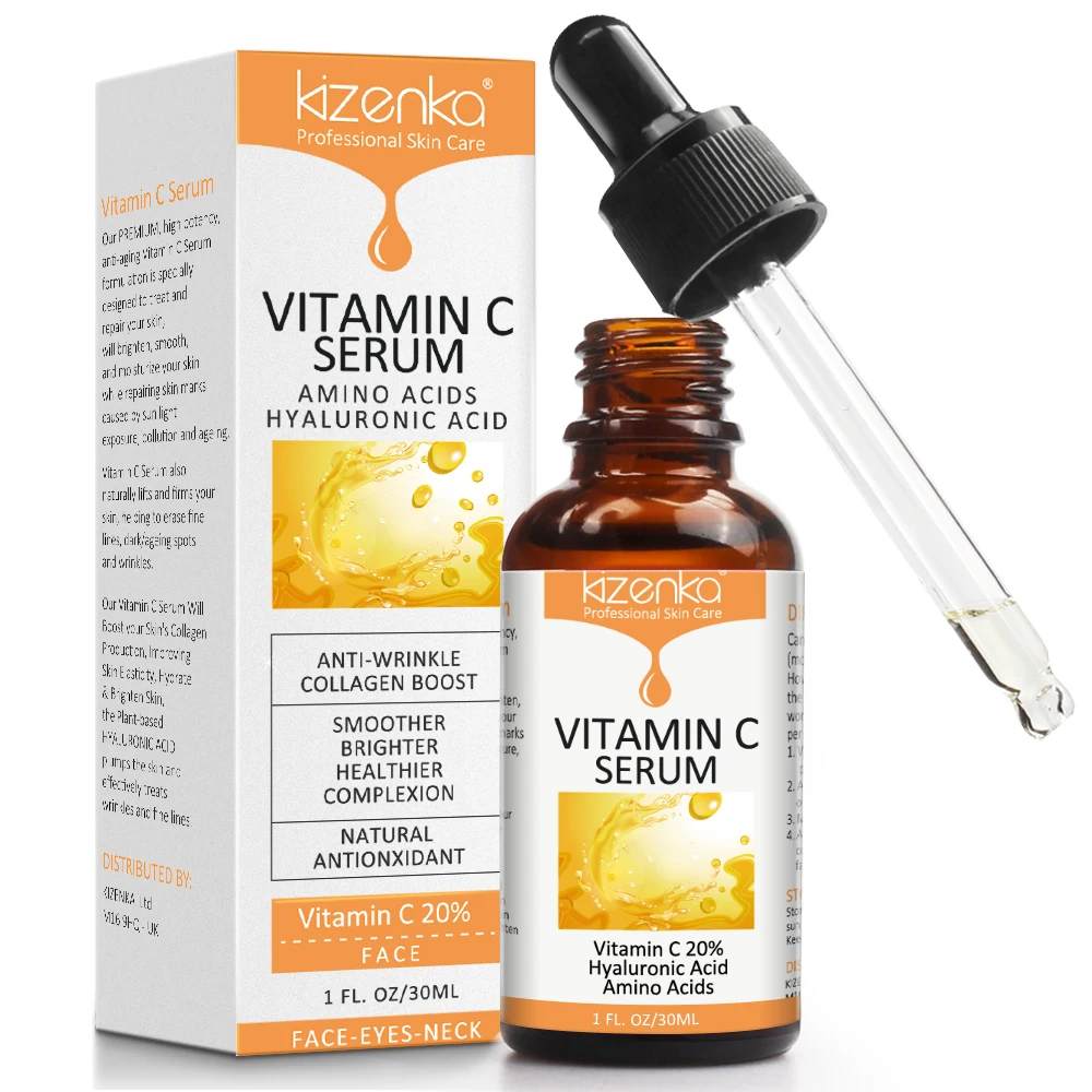 Organic Moisturizing Whitening Vitamin C Serum Face Hyaluronic Acid Serum Skin Care 30ml
Organic Moisturizing Whitening Vitamin C Serum Face Hyaluronic Acid Serum Skin Care 30ml
