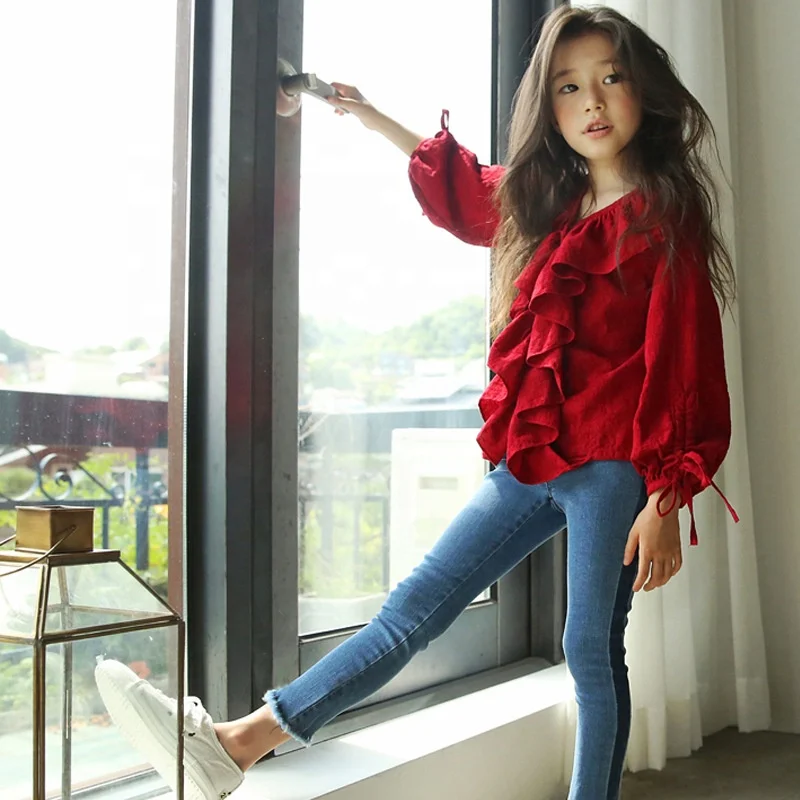 B62673A Long sleeve shirt Korean version 2020 spring V neck pure cotton children's princess style shirt, Picture shows
B62673A Long sleeve shirt Korean version 2020 spring V neck pure cotton children's princess style shirt, Picture shows