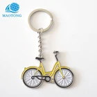 original factory direct zinc alloy metal soft enamel ofobicycle key chain