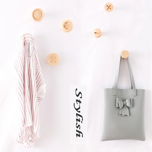 Nordic Wood Wall Decorative Hat Rack Coat Screw Hook for Livingroom closet wardrobe Handle pegs
Nordic Wood Wall Decorative Hat Rack Coat Screw Hook for Livingroom closet wardrobe Handle pegs
