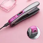 Digital LCD Display beard straightener rechargeable cordless hair straightener for Travel hair care