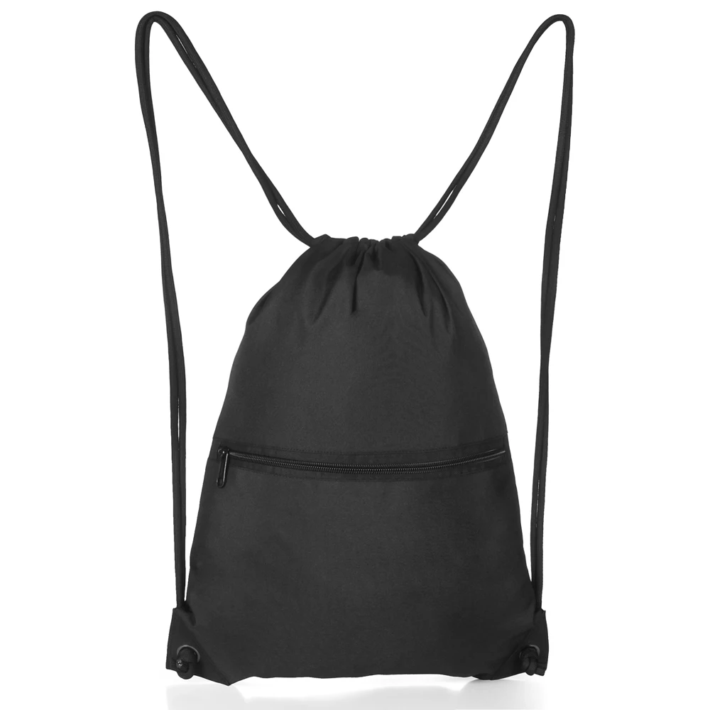 Drawstring Bag with Zipper Pocket Polyester Water-Proof Men & Women Sport Gym Sack Drawstring Backpack Bag
Drawstring Bag with Zipper Pocket Polyester Water-Proof Men & Women Sport Gym Sack Drawstring Backpack Bag