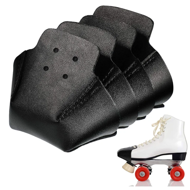 Toe Guards Protectors Black Toe Artificial Leather Roller Skate shoe Protectors for Quad Roller Skate
Toe Guards Protectors Black Toe Artificial Leather Roller Skate shoe Protectors for Quad Roller Skate