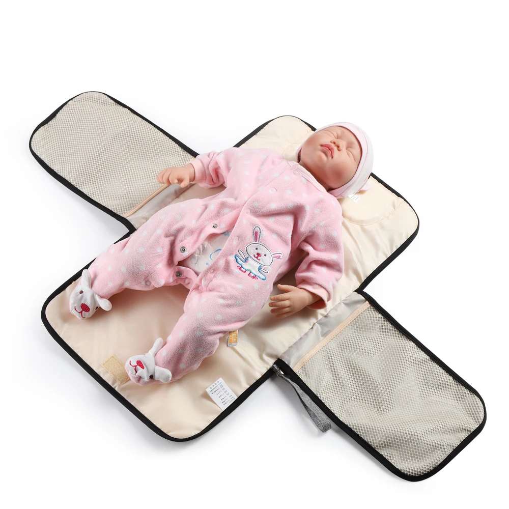

Baby Changing Pad Diaper Multifunction Portable Foldable Washable Waterproof Baby Stroller Mummy Bag Reusable Travel Pad Diaper, Customized color