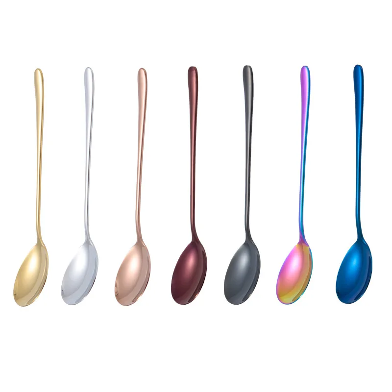 Colorful 304 Stainless Steel Spoon Korean Cutlery Spoon Set, Silver/gold/rose gold/black/rainbow/blue/purple
Colorful 304 Stainless Steel Spoon Korean Cutlery Spoon Set, Silver/gold/rose gold/black/rainbow/blue/purple