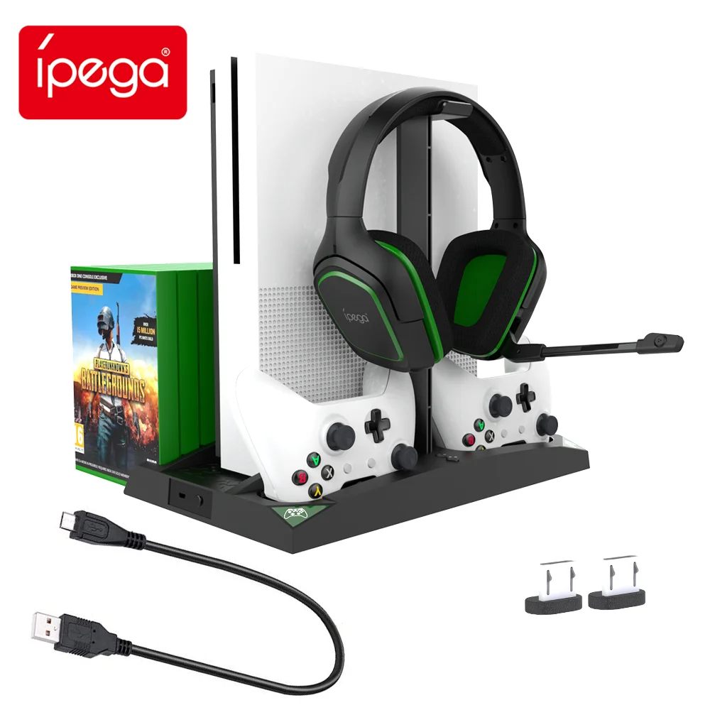 Wholesale Xbox one 6 in 1 charging base comes with charging indicator and cooling fan for efficient portable charging
Wholesale Xbox one 6 in 1 charging base comes with charging indicator and cooling fan for efficient portable charging