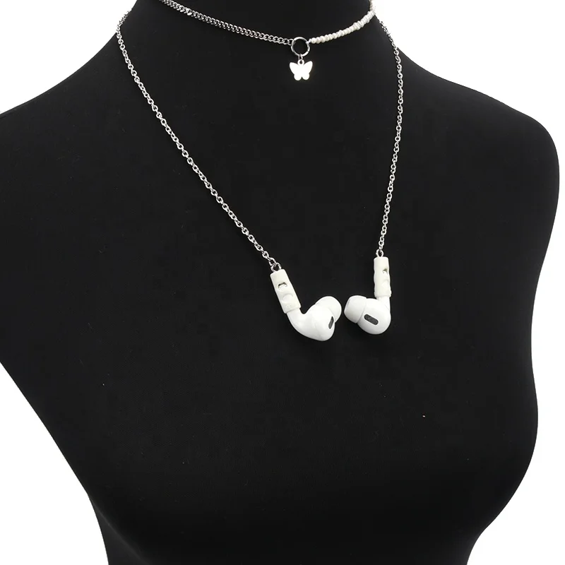 Stainless Steel Wireless Headphones Chain Anti Lost Earphone holder Freshwater Pearl Butterfly Choker Necklace for Earpods
Stainless Steel Wireless Headphones Chain Anti Lost Earphone holder Freshwater Pearl Butterfly Choker Necklace for Earpods