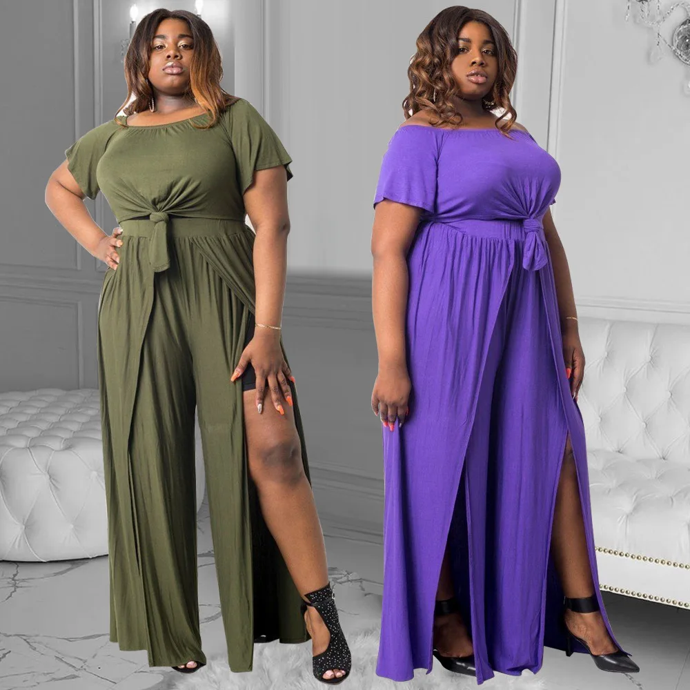 Wholesale Solid Color Short Sleeve Loose Plus Size Summer Outfits For Women 2021, Picture
Wholesale Solid Color Short Sleeve Loose Plus Size Summer Outfits For Women 2021, Picture