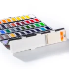 Superior 18/38/58 Solid Watercolor Paint Pan Traveling Set
