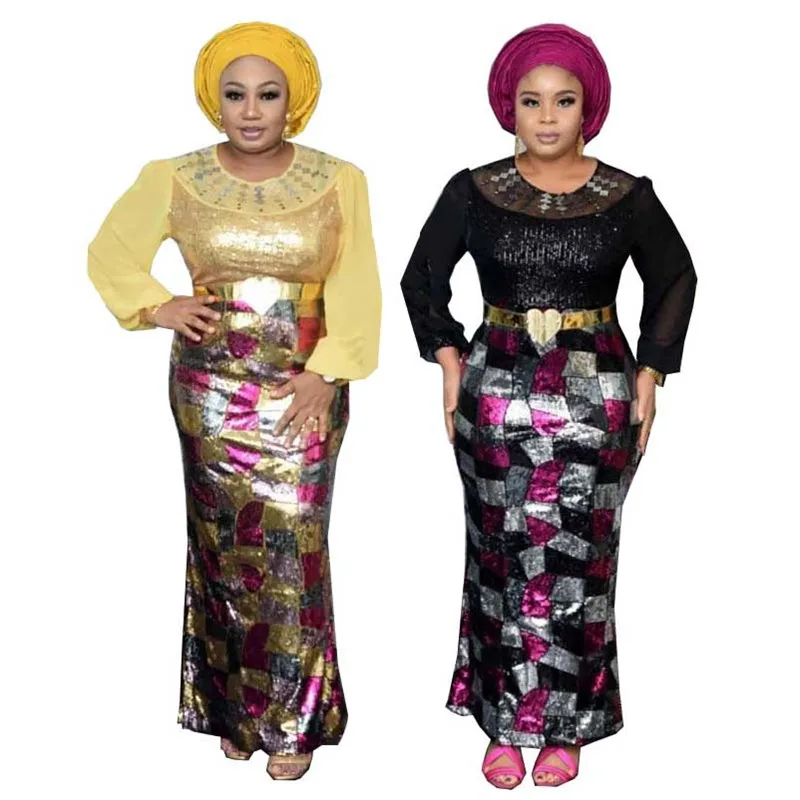 2021 African Fall Fashion Women Long Lantern Sleeve Sequin Evening Party Gown Dress For Ladies Tunic Long Dresses
2021 African Fall Fashion Women Long Lantern Sleeve Sequin Evening Party Gown Dress For Ladies Tunic Long Dresses