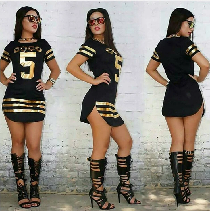 Factory Wholesale Bronzing Printed White Dress Fashion Casual Summer Short Sleeve Club Dresses for Women and Ladies
Factory Wholesale Bronzing Printed White Dress Fashion Casual Summer Short Sleeve Club Dresses for Women and Ladies