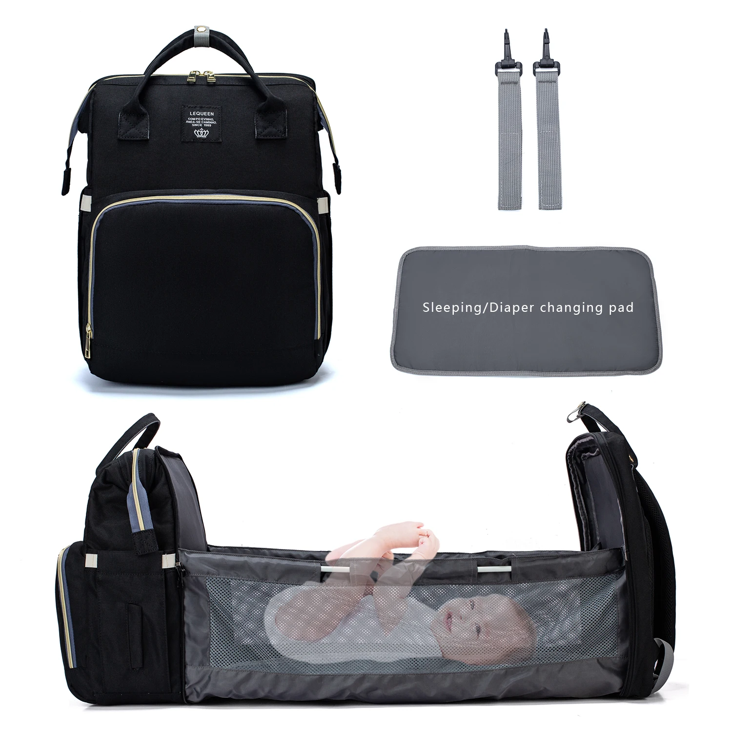 2020 mommy diaper bag with bed diaper backpack changing station diaper backpack with changing bed USB, Beige, check, golden, multi, plum, red, rose madder, silver, yellow
2020 mommy diaper bag with bed diaper backpack changing station diaper backpack with changing bed USB, Beige, check, golden, multi, plum, red, rose madder, silver, yellow