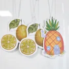 Wholesale OEM hanging paper car air freshener with various scents