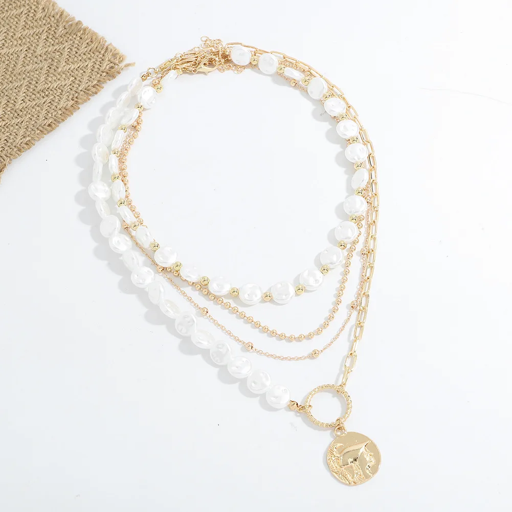 bead necklace Charm Gold Jewelry Necklaces Layered Pearl Chain Choker for Women Accessories
bead necklace Charm Gold Jewelry Necklaces Layered Pearl Chain Choker for Women Accessories
