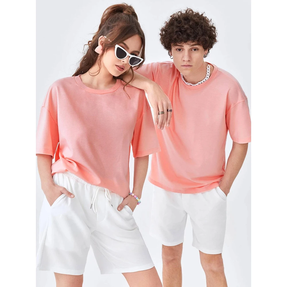 2022 summer drop shoulder t-shirts women clothing custom unisex plain cotton t shirt
2022 summer drop shoulder t-shirts women clothing custom unisex plain cotton t shirt