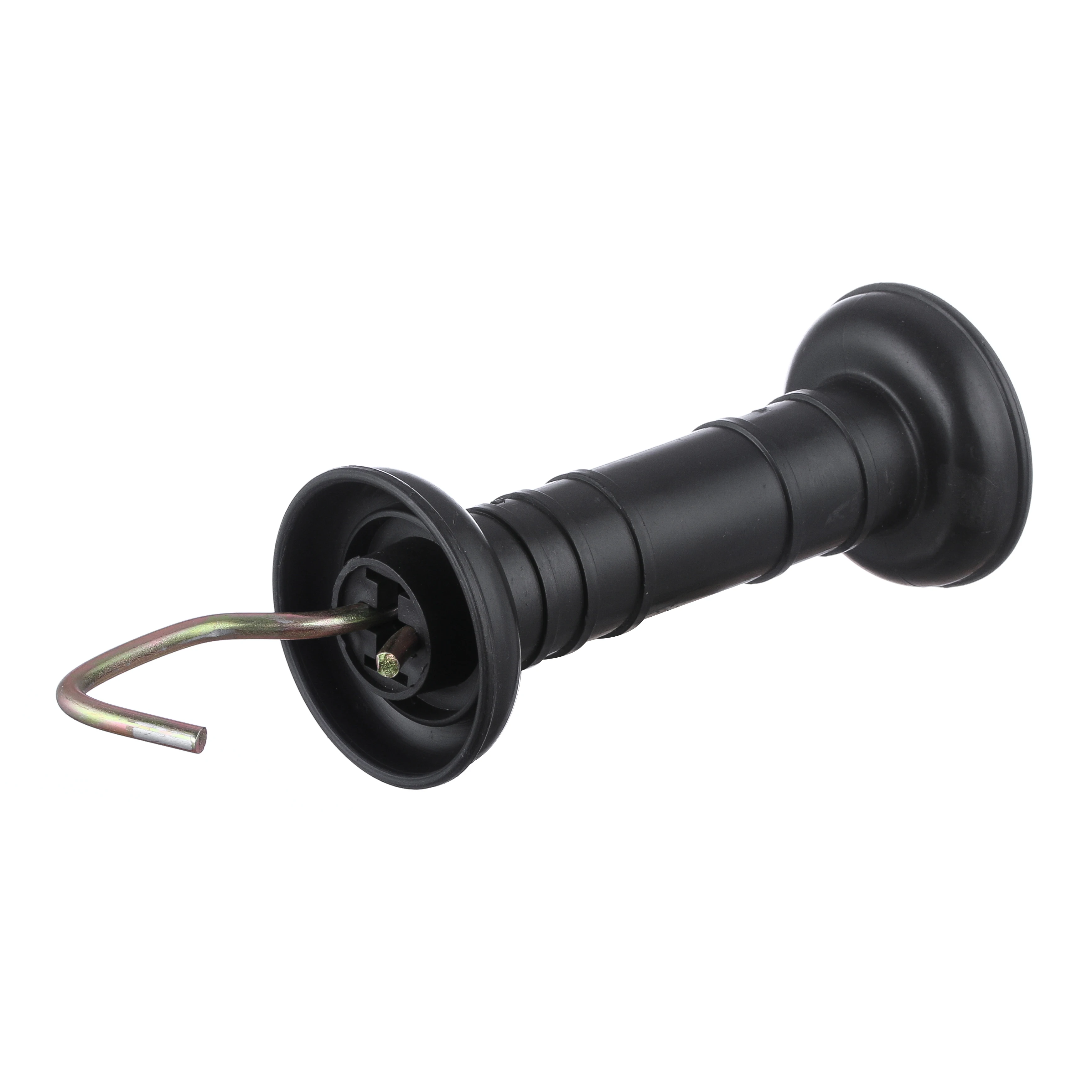 Diamond Hook and External Spring Gate Handle Plastic Insulated Gate Handle Farm Fencing Equipment HDL007, Black
Diamond Hook and External Spring Gate Handle Plastic Insulated Gate Handle Farm Fencing Equipment HDL007, Black