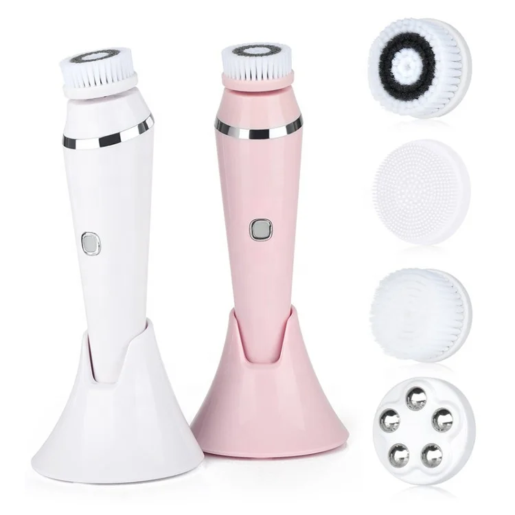 Wholesale 4In1 Facial Cleanser Cleansing Brush Device Deep Electric Sonic Face Cleaning Brush, Green/ white/ pink
Wholesale 4In1 Facial Cleanser Cleansing Brush Device Deep Electric Sonic Face Cleaning Brush, Green/ white/ pink