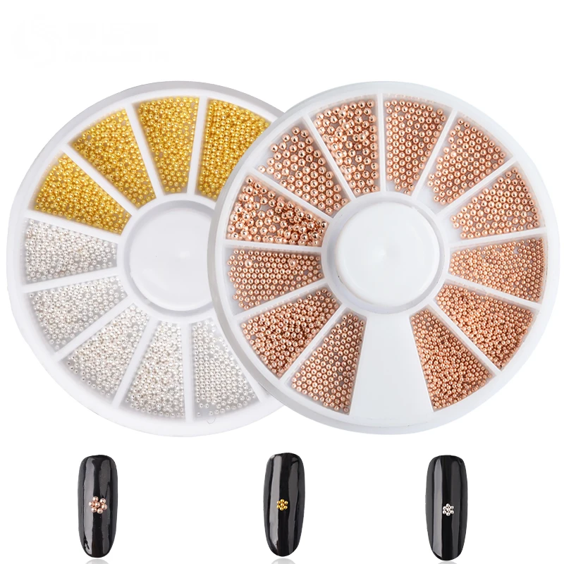 1 Box 3D Metal Steel Beads Nail Art Decorations Mixed Sizes Gold Silver Rose-gold Nail Steel Ball Jewelry Wheel Manicure Tools, Silver/gold/rose gold
1 Box 3D Metal Steel Beads Nail Art Decorations Mixed Sizes Gold Silver Rose-gold Nail Steel Ball Jewelry Wheel Manicure Tools, Silver/gold/rose gold