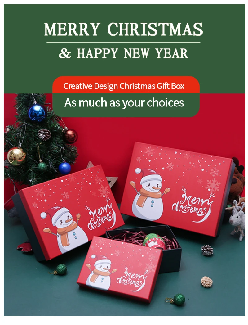 packaging  paper boxes   product features *color  christmas