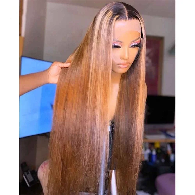 Highlight Color Long Silky Straight Middle Part Perruque Cheveux Humain 13x4x1 T Part Lace Front Wig for Beauty
Highlight Color Long Silky Straight Middle Part Perruque Cheveux Humain 13x4x1 T Part Lace Front Wig for Beauty