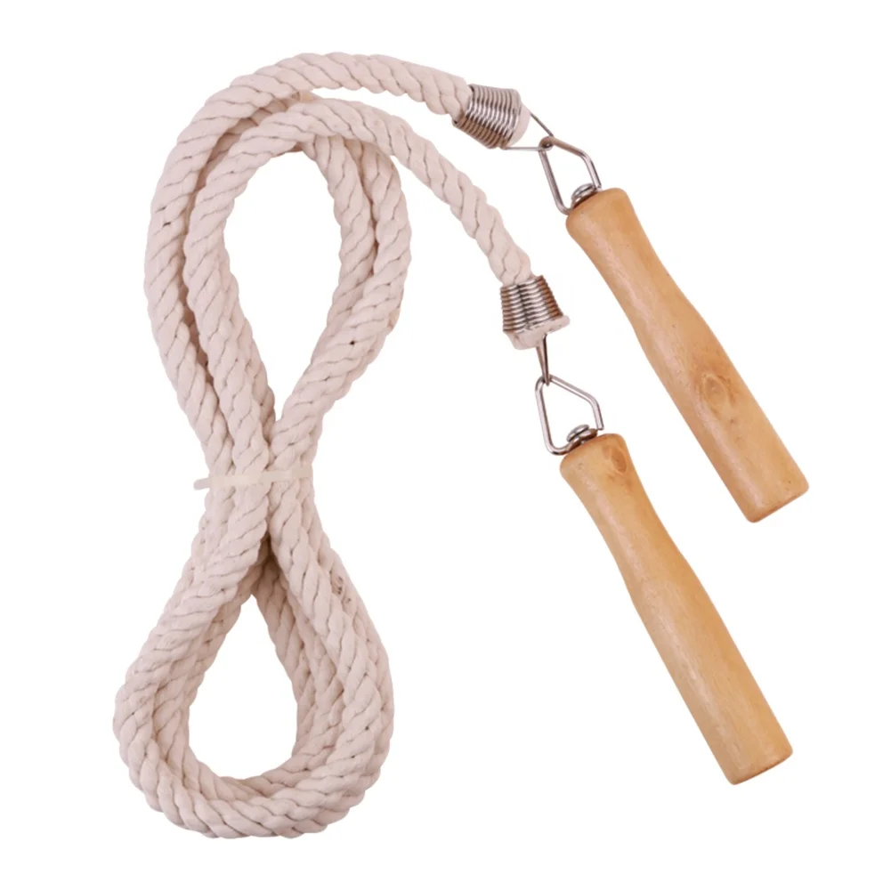 TY Cotton Linen Long Jump Rope 3 Meters Single Skipping Rope Adjustable Jump Rope Fitnesss Equimpment Exercise With Foam Handle, Picture
TY Cotton Linen Long Jump Rope 3 Meters Single Skipping Rope Adjustable Jump Rope Fitnesss Equimpment Exercise With Foam Handle, Picture