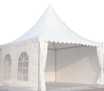 Outdoor Aluminum PVC Circus Gazebo Party Event Wedding Tent 5x5 Pagoda, Silver and optional
Outdoor Aluminum PVC Circus Gazebo Party Event Wedding Tent 5x5 Pagoda, Silver and optional