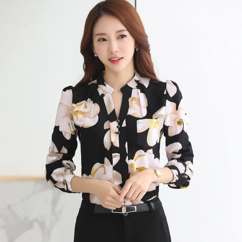 Fashion Women Tops Ladies V-Neck Slim Chiffon Blouse Women's Clothing 2021 Office Work Wear Shirt Plus Size Blusa
Fashion Women Tops Ladies V-Neck Slim Chiffon Blouse Women's Clothing 2021 Office Work Wear Shirt Plus Size Blusa