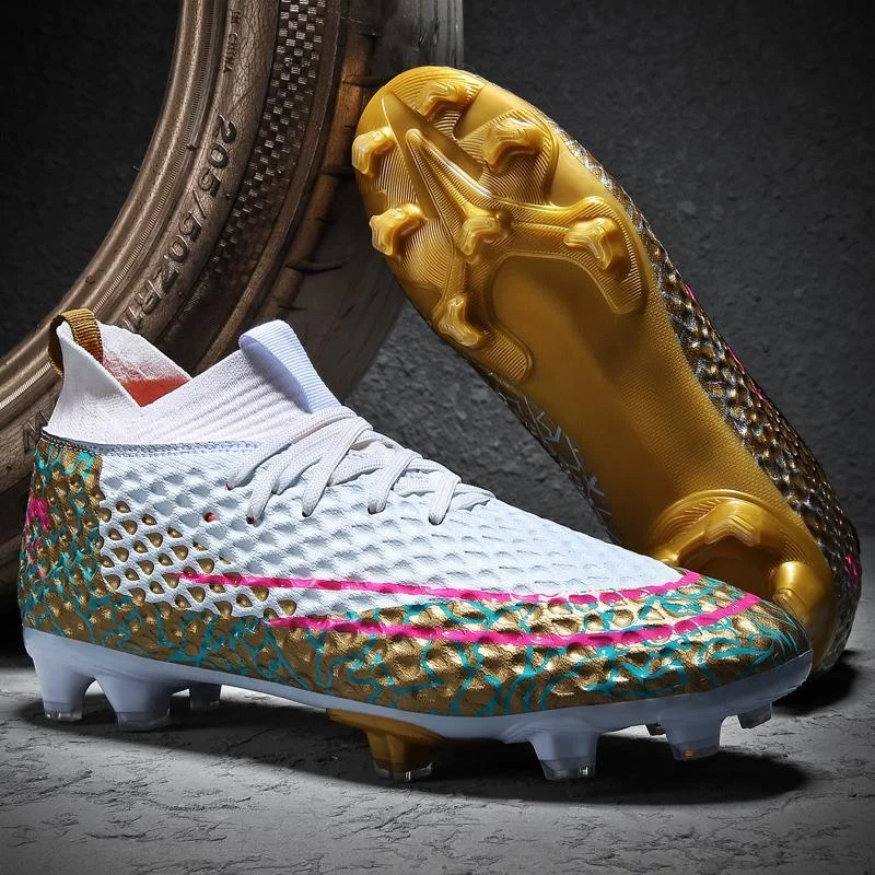 Custom Men Football High Ankle Football Shoes Women Soft Bottom Men Soccer Shoes Socks Non-Slip Shoes Training
Custom Men Football High Ankle Football Shoes Women Soft Bottom Men Soccer Shoes Socks Non-Slip Shoes Training
