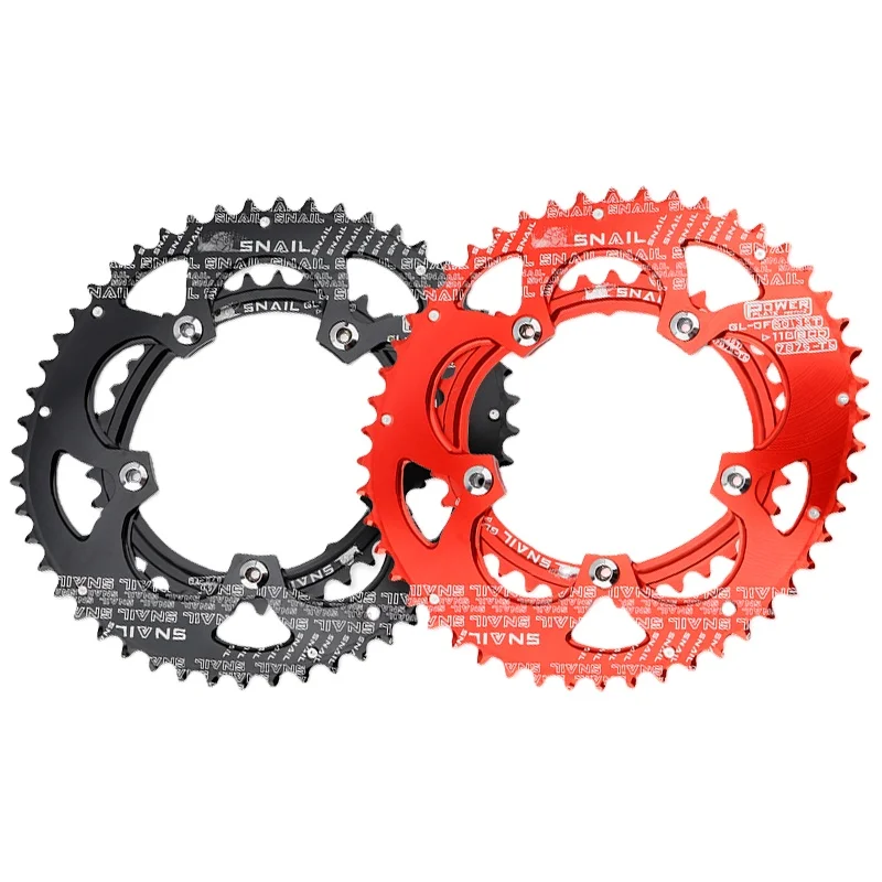 Bicycle Road bike ultralight double disc Chain Wheel five-jaw BCD 110mm 53/55T ultralight CNC climbing Chain Wheel
Bicycle Road bike ultralight double disc Chain Wheel five-jaw BCD 110mm 53/55T ultralight CNC climbing Chain Wheel