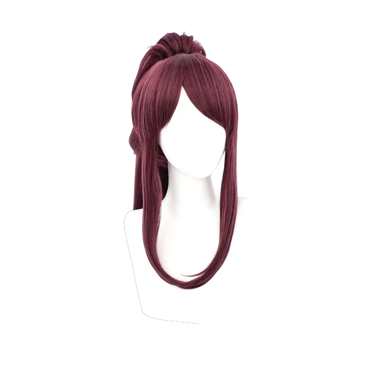 Dark Purple Long Straight Hair Game Anime Comic Exhibition Cosplay Hair High Temperature Silk Female Cool COS Wigs, Pic showed
Dark Purple Long Straight Hair Game Anime Comic Exhibition Cosplay Hair High Temperature Silk Female Cool COS Wigs, Pic showed