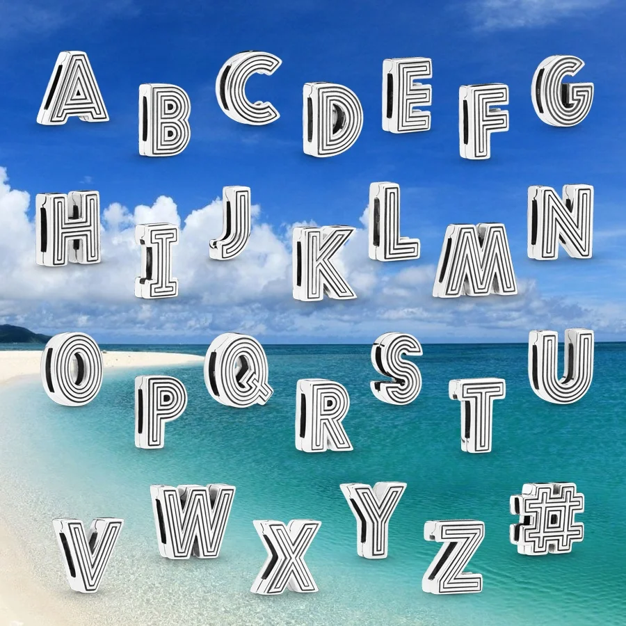 whosale 925 sterling silver letter 26 alhabet pendant desiger charms for diy bracelet Necklace jewelry making, Silver color
whosale 925 sterling silver letter 26 alhabet pendant desiger charms for diy bracelet Necklace jewelry making, Silver color