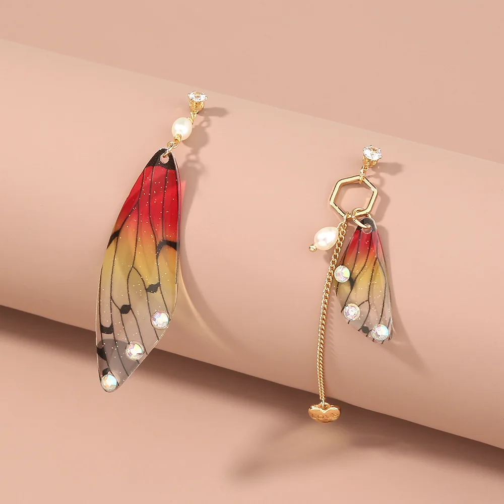 NE837 Unique Multicolor Simulation Butterfly Wing Hook Earrings Fashion Insect Stud Earrings For Women Girls
NE837 Unique Multicolor Simulation Butterfly Wing Hook Earrings Fashion Insect Stud Earrings For Women Girls