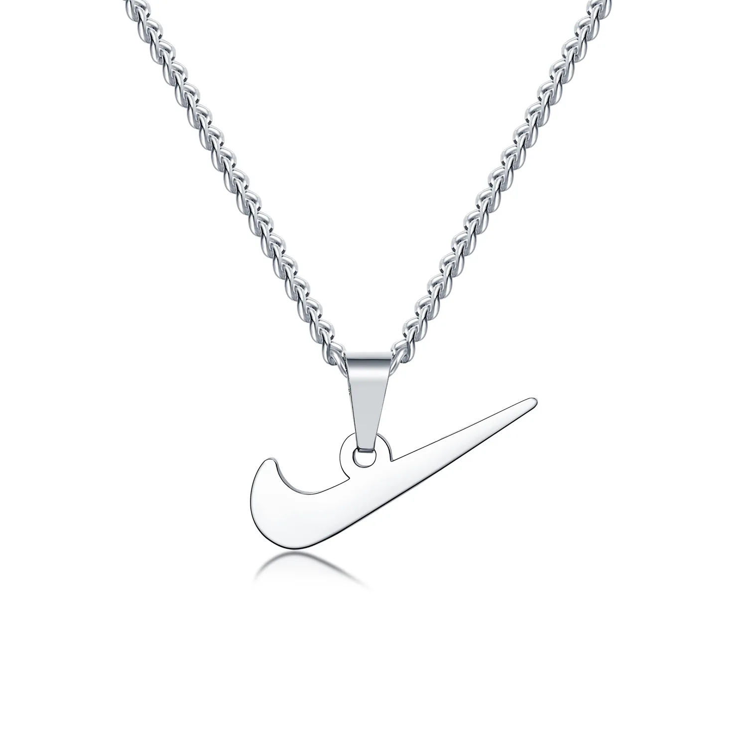 new Stainless Steel Pendant Titanium Steel Necklace Korean Trend Hook Pendant Jewelry
new Stainless Steel Pendant Titanium Steel Necklace Korean Trend Hook Pendant Jewelry
