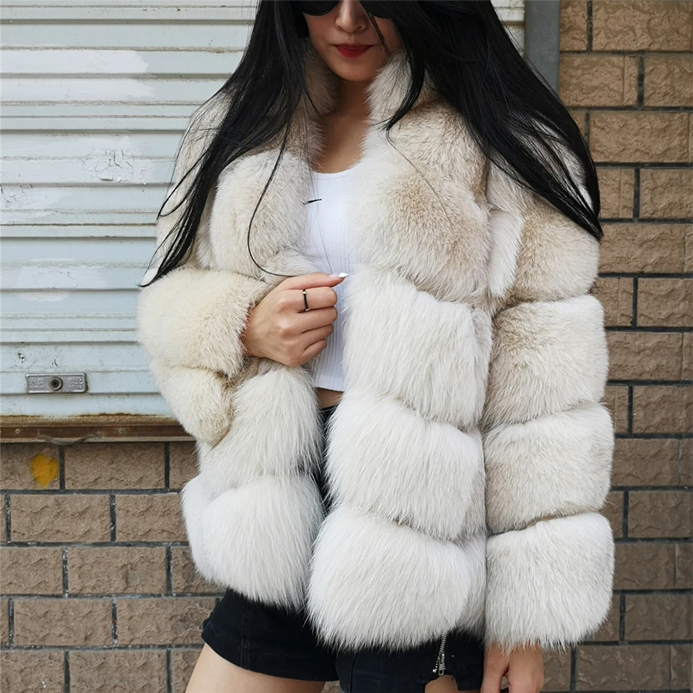 Real Fox Fur Coat Women Natural Fur Winter Jacket Real Fur Jacket Female Thick Luxury Girl Jacket 2020 High Quality, Customized color
Real Fox Fur Coat Women Natural Fur Winter Jacket Real Fur Jacket Female Thick Luxury Girl Jacket 2020 High Quality, Customized color