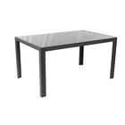OUTDOOR GARDEN FURNITURE BALCONY RECTANGULAR 140X90CM ALUMINUM DINING TABLE