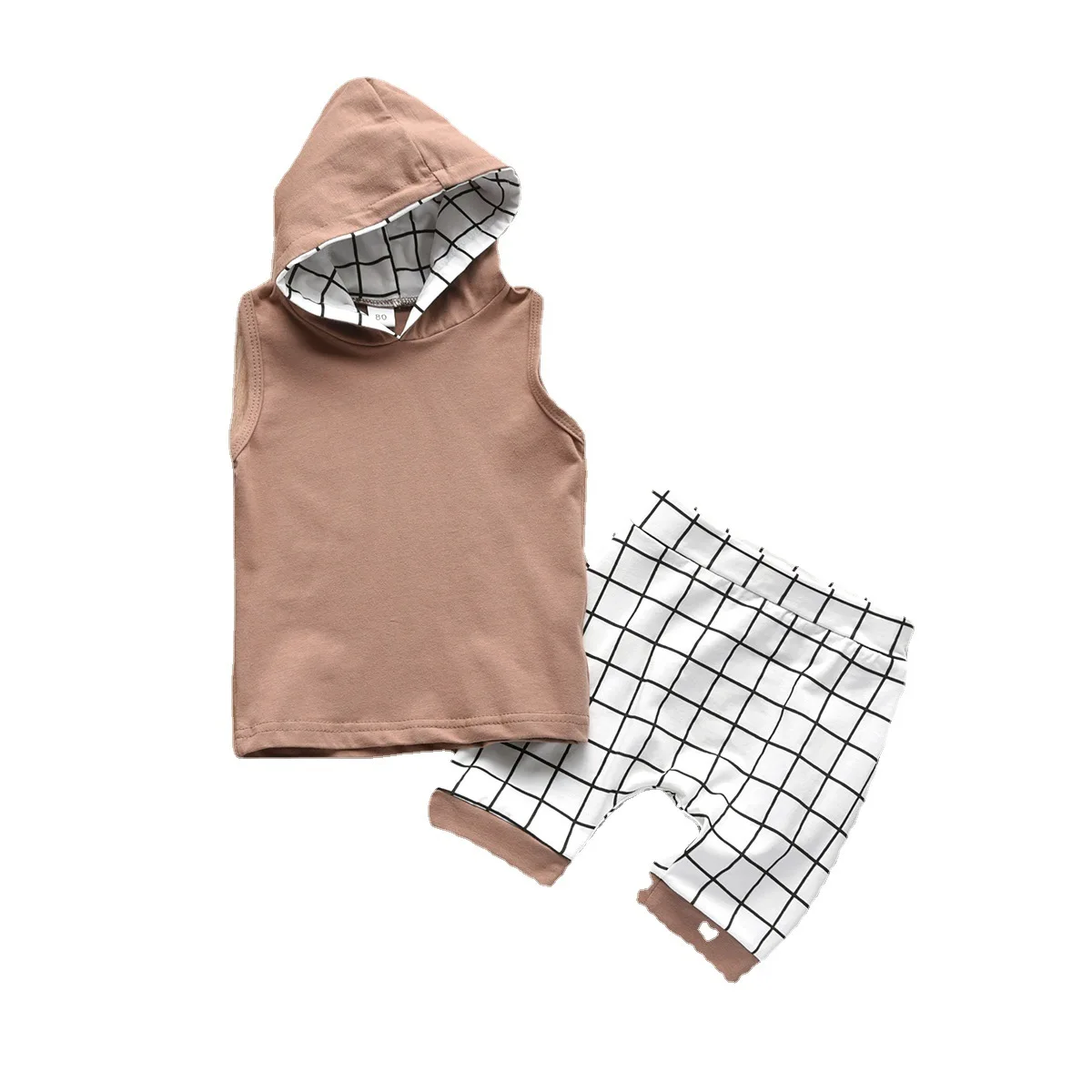 RTS Boys suit summer foreign trade children clothing simple hooded sleeveless solid color shirt pants infant baby clothes
RTS Boys suit summer foreign trade children clothing simple hooded sleeveless solid color shirt pants infant baby clothes