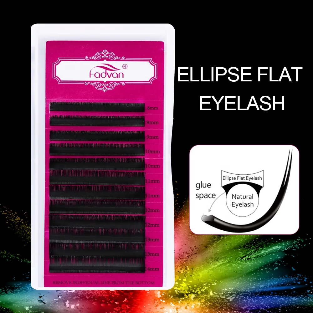 Ellipse Flat Eyelash Fadvan Self-Grafting Oval Flat Ellipse Meche Individual Eyelash Individual Elipsa Lashes Wimper Extension 
Ellipse Flat Eyelash Fadvan Self-Grafting Oval Flat Ellipse Meche Individual Eyelash Individual Elipsa Lashes Wimper Extension