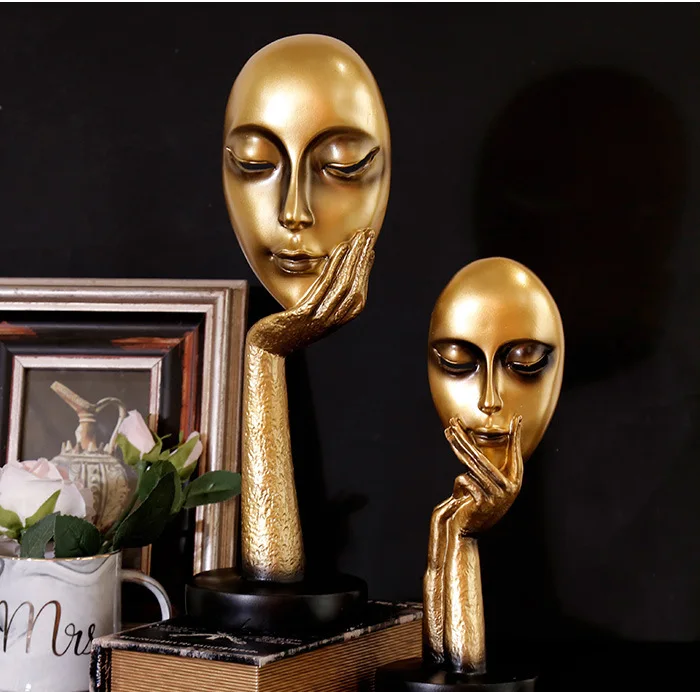Nordic Creative Decoration Human Face Abstract for Home Decoration Office Decoration, Sand color white black golden
Nordic Creative Decoration Human Face Abstract for Home Decoration Office Decoration, Sand color white black golden