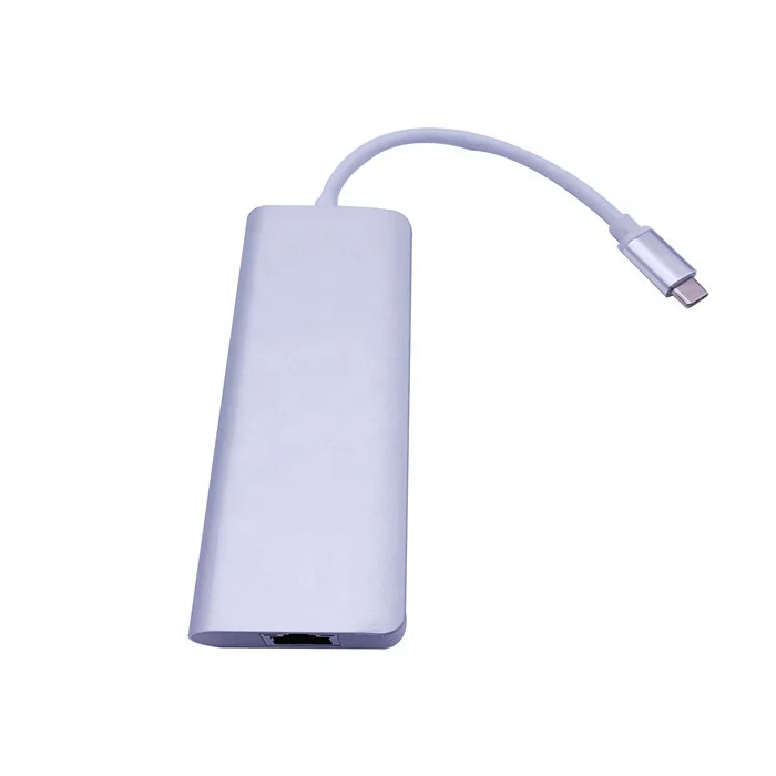 usb-c hub 6 in 1 type c to lan hdmi usb SD type c adapter for mac laptop. - ANKUX.COM
